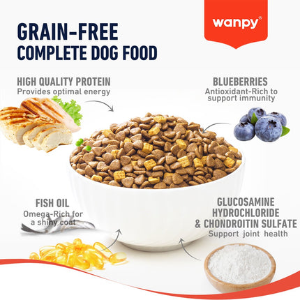 Wanpy - Hundefutter Huhn - 12 kg (Erwachsene)