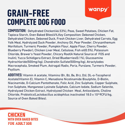 Wanpy - Hundefutter Huhn - 12 kg (Erwachsene)