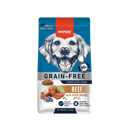 Wanpy - Hundefutter Rindfleisch 1,5 kg (Erwachsene)