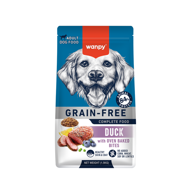Wanpy - Hundefutter Ente 1,5 kg (Erwachsene)