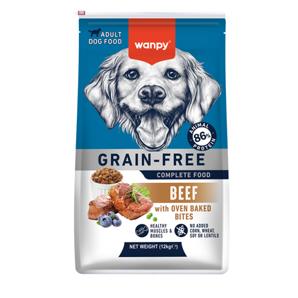 Wanpy - Hundefutter Rindfleisch 12 kg (Erwachsene)