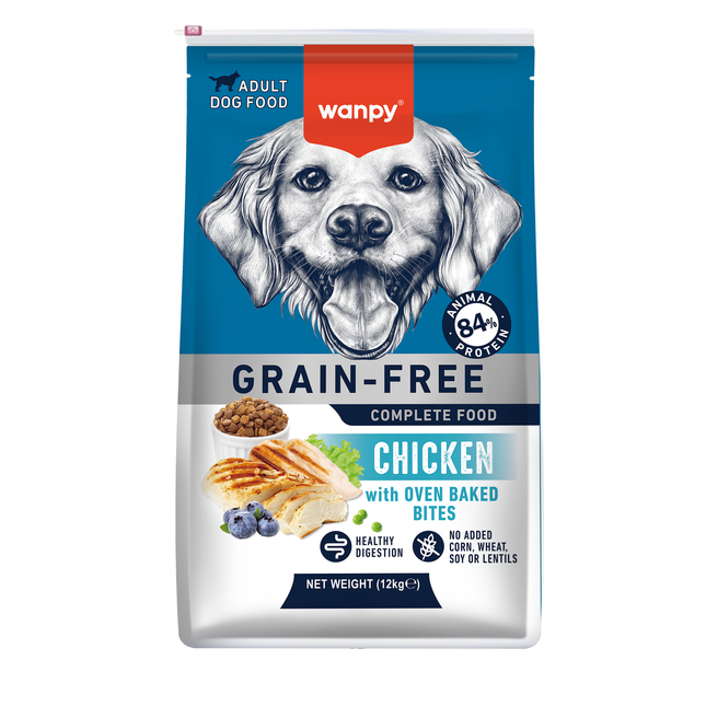 Wanpy - Hundefutter Huhn - 12 kg (Erwachsene)