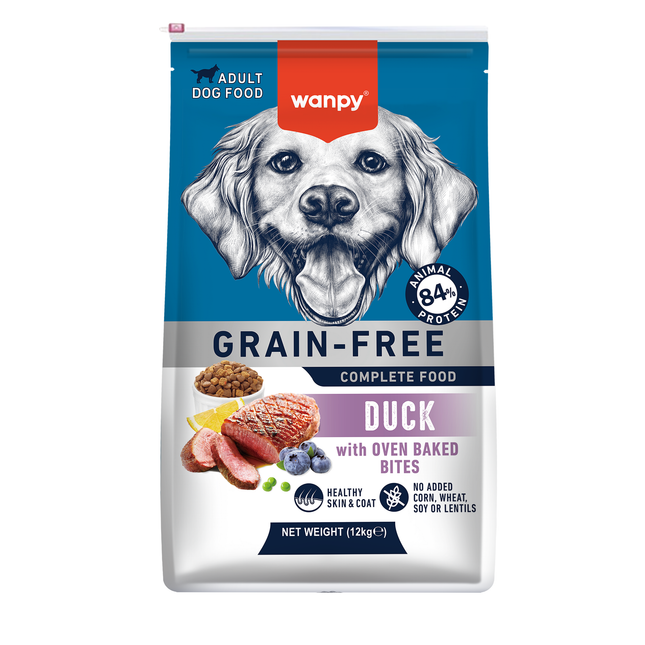 Wanpy - Hundefutter Ente 12 kg (Erwachsene)