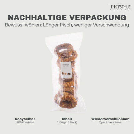 Petstyle Living - Gepolsterte Ringe mit Entenmotiv, 12,5 cm - 10 Stück