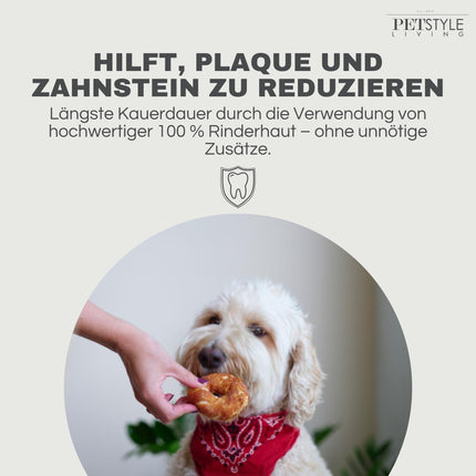 Petstyle Living – Gepolsterte Ringe mit Entenmotiv, 19 cm – 5er-Pack