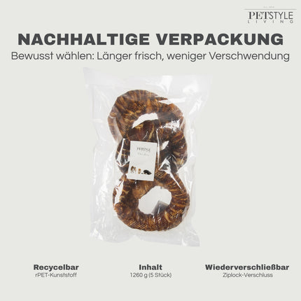Petstyle Living – Gepolsterte Ringe mit Entenmotiv, 19 cm – 5er-Pack
