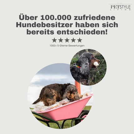 Petstyle Living - Geknotete Knochen mit Hühnchen 11 cm - 20 Stück