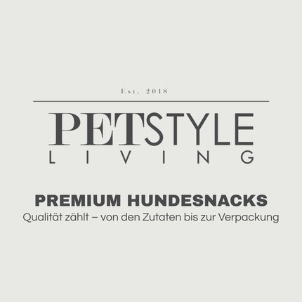 Petstyle Living - Geknotete Knochen mit Hühnchen 11 cm - 20 Stück