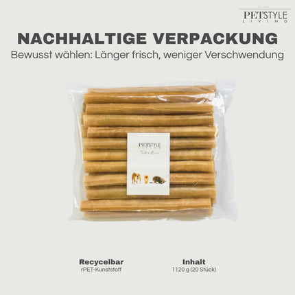Petstyle Living - Gepresste Kaustangen 20 cm - 20 Stück 