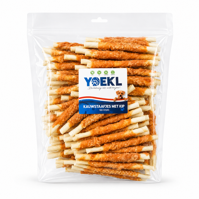 YOEKL - Kausticks mit Hühnchen, 100 Stück 