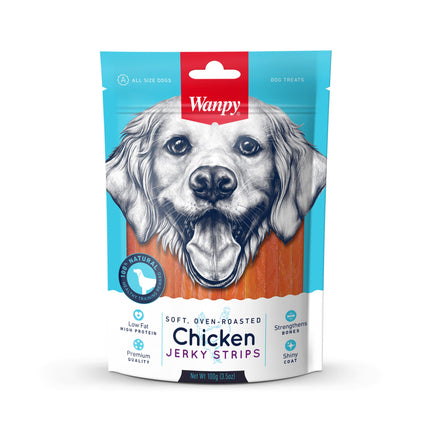 Wanpy – Weiche Hähnchen-Jerky-Streifen