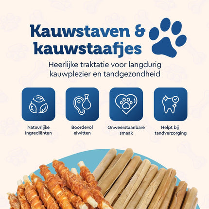 YOEKL - Kausticks mit Hühnchen, 30 Stück