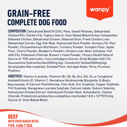 Wanpy - Hundefutter Rindfleisch 1,5 kg (Erwachsene)