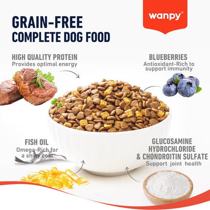 Wanpy - Hundefutter Rindfleisch 1,5 kg (Erwachsene)