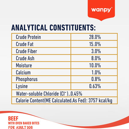 Wanpy - Hundefutter Rindfleisch 1,5 kg (Erwachsene)