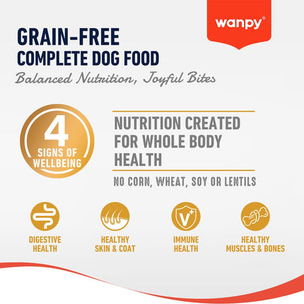 Wanpy - Hundefutter Ente 12 kg (Erwachsene)