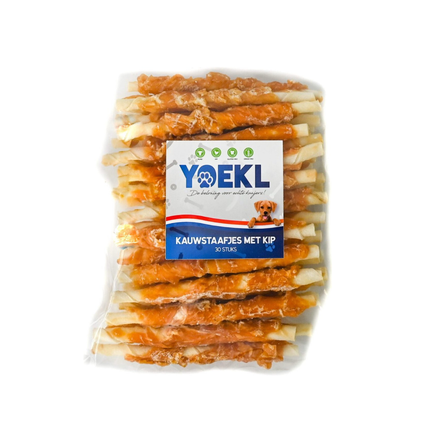 YOEKL - Kausticks mit Hühnchen, 30 Stück