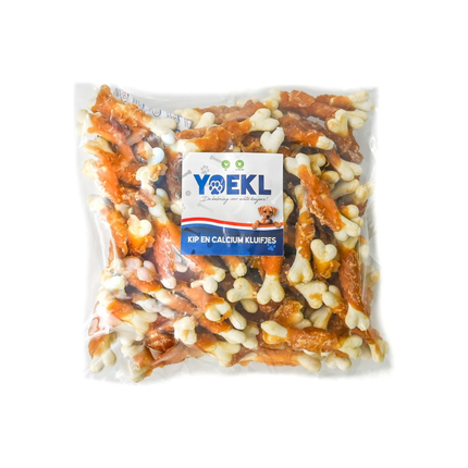 YOEKL - Hühner- und Kalziumknochen - 400 Gramm