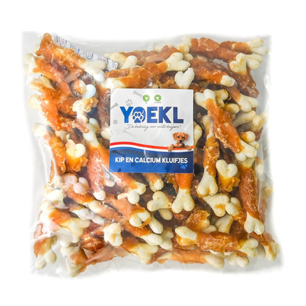 YOEKL - Hühner- und Kalziumknochen 900 Gramm