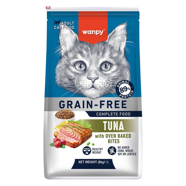 Wanpy - Katzenfutter Thunfisch - 8 kg (Erwachsene)