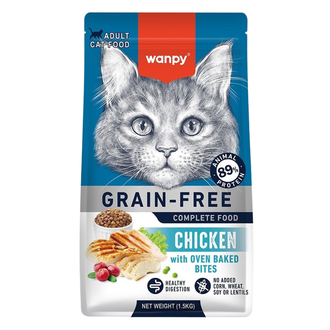 Wanpy - Katzenfutter Huhn - 1,5 kg (Erwachsene)