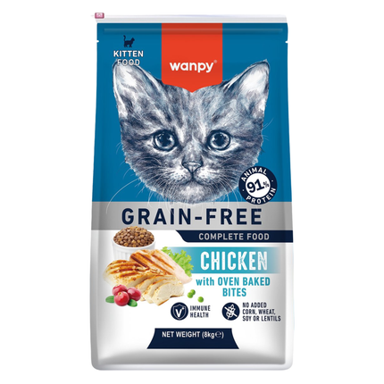 Wanpy - Katzenfutter Huhn - 8 kg (Kitten)
