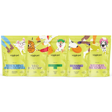 Veggiepet - Probierpaket - 5 Geschmacksrichtungen