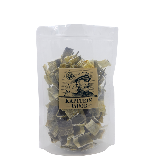 Captain Jacob – Kabeljau-Haut-Häppchen – 300 Gramm